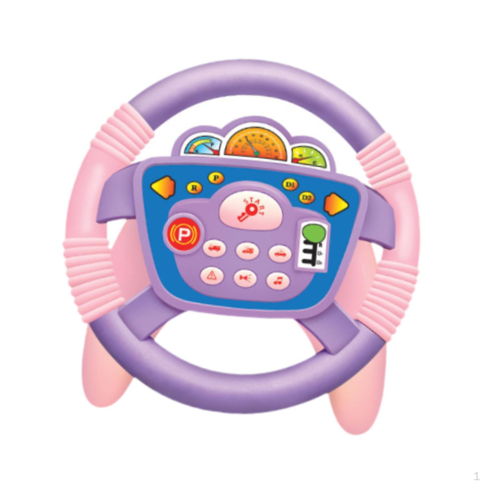 

Детская интерактивная игрушка-руль со звуками для мальчиков и девочек фиолетовый