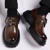 Mode Derby Business Herren Lederschuhe Retro Britischer Stil Design Mode Party Täglich Büro Dicksohlige Heißverkaufende Schuhe Neu