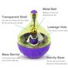 1 PC Parrot Bird Hamster Tumbler Toy Treat Dispenser Bell Foraging Puzzle Feeder Enrichment Boredom Relief Interactive Ball Toys