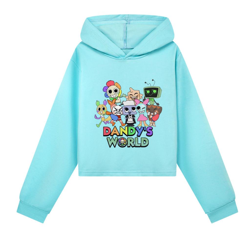 

5407 Дитячі Дівчата Dandy World З принтом Бавовняні Повсякденні Худі з Довгими Рукавами 110cm небо синє кольору