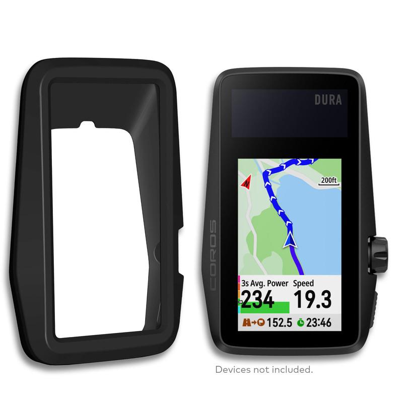 Premium Silicone Case Protective Cover for Coros Dura Solar GPS Bike Computer Anti-Drop, Anti-Slip, Durable