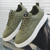 2025 Men's Breathable Classic Sneakers Comfortable Lace-Up Low-Top Casual Shoes Minimalist Stylish Athletic Skateboard for Men