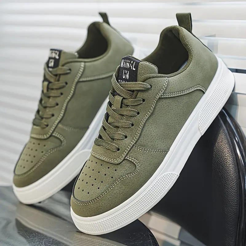 Fashion 2025 Men's Breathable Classic Sneakers Comfortable Lace-Up Low-Top Casual Shoes Minimalist Stylish Athletic Skateboard for Men