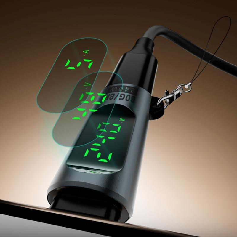 Typ C Digitalanzeige Adapter 240W Unterstützt 8K Videoübertragung Für Verbessert Datenübertragung & Sicheres Ladeerlebnis