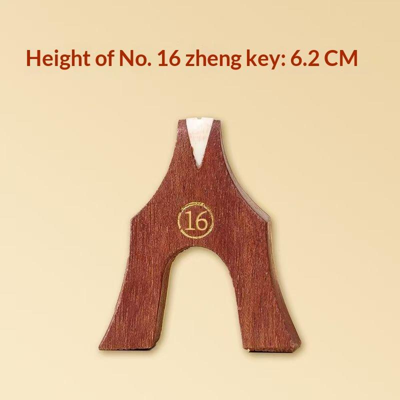 Chinese Guzheng Bridges Redwood Replacement Guzheng Bridge Anti-Slip String Code Support Professional Guzhengs Accessories
