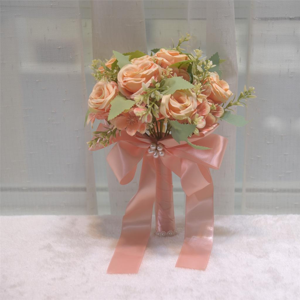 Top Quality Wedding Bouquet Artificial Rose Flower Bridal Bouquet Luxury Floral Arrangement