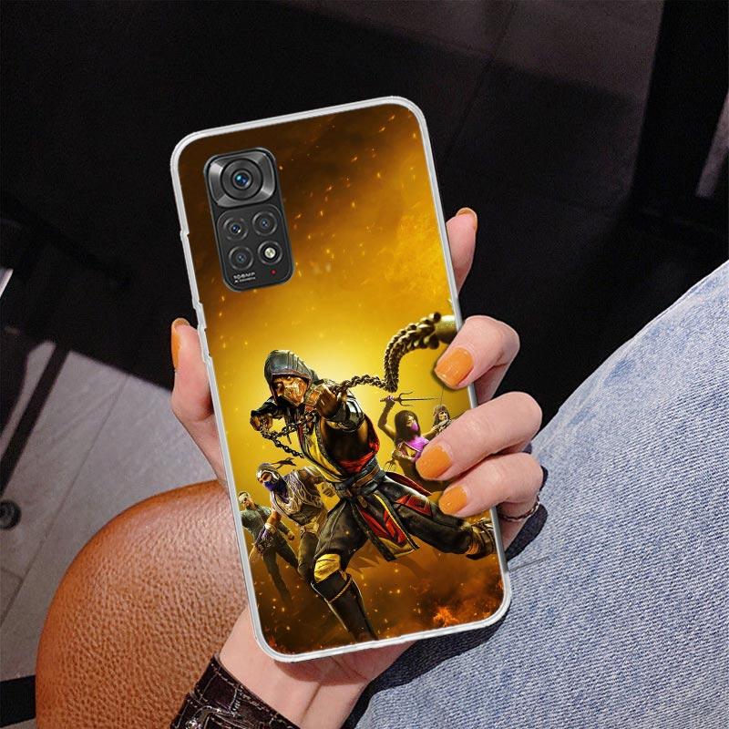 Mortal Kombat Phone Case For Xiaomi Redmi Note 15 14 13 12S 12 11 Pro Plus 14S 11S 11E 10 10S 11T 5G Personalized Cover Redmi No