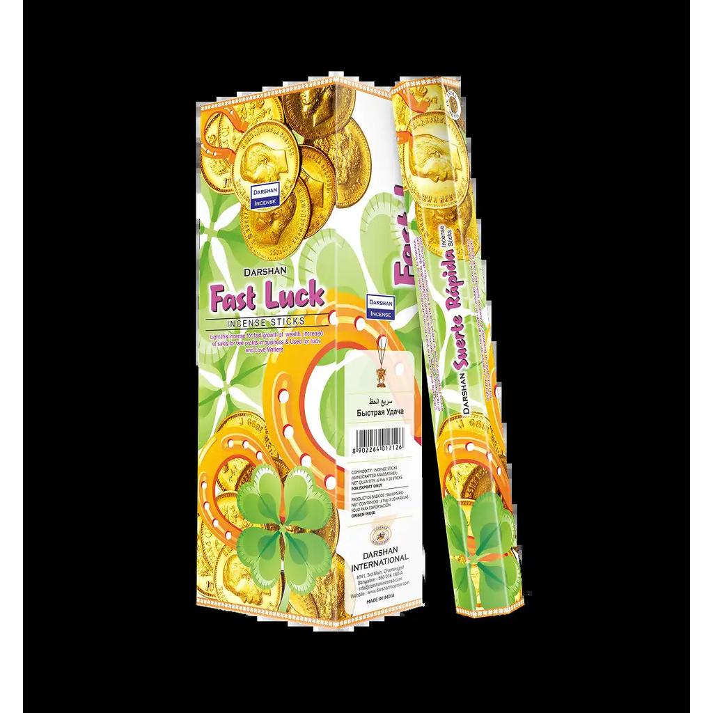 @ Darshan Fast Luck Incense Stick For Home Pack Of 6 Each 20 Sticks UKZQ302 50%off