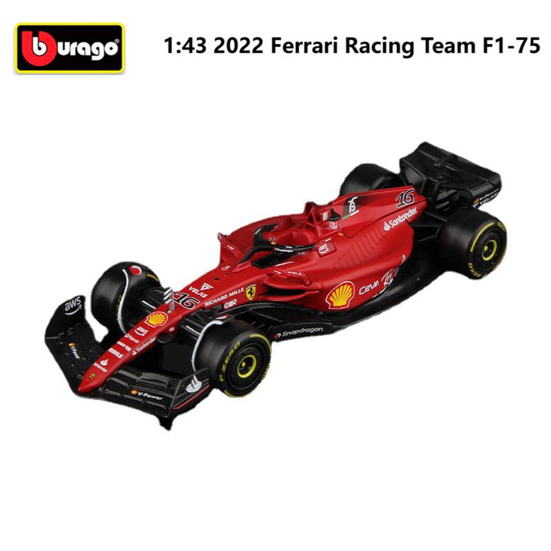 2022 Bburago Diecast 1:43 Car Alfa Romeo C42 Ferrari F1-75 RB18 Red Bull F1 Model Alloy Toy Formula One Car Collection Kid Gift