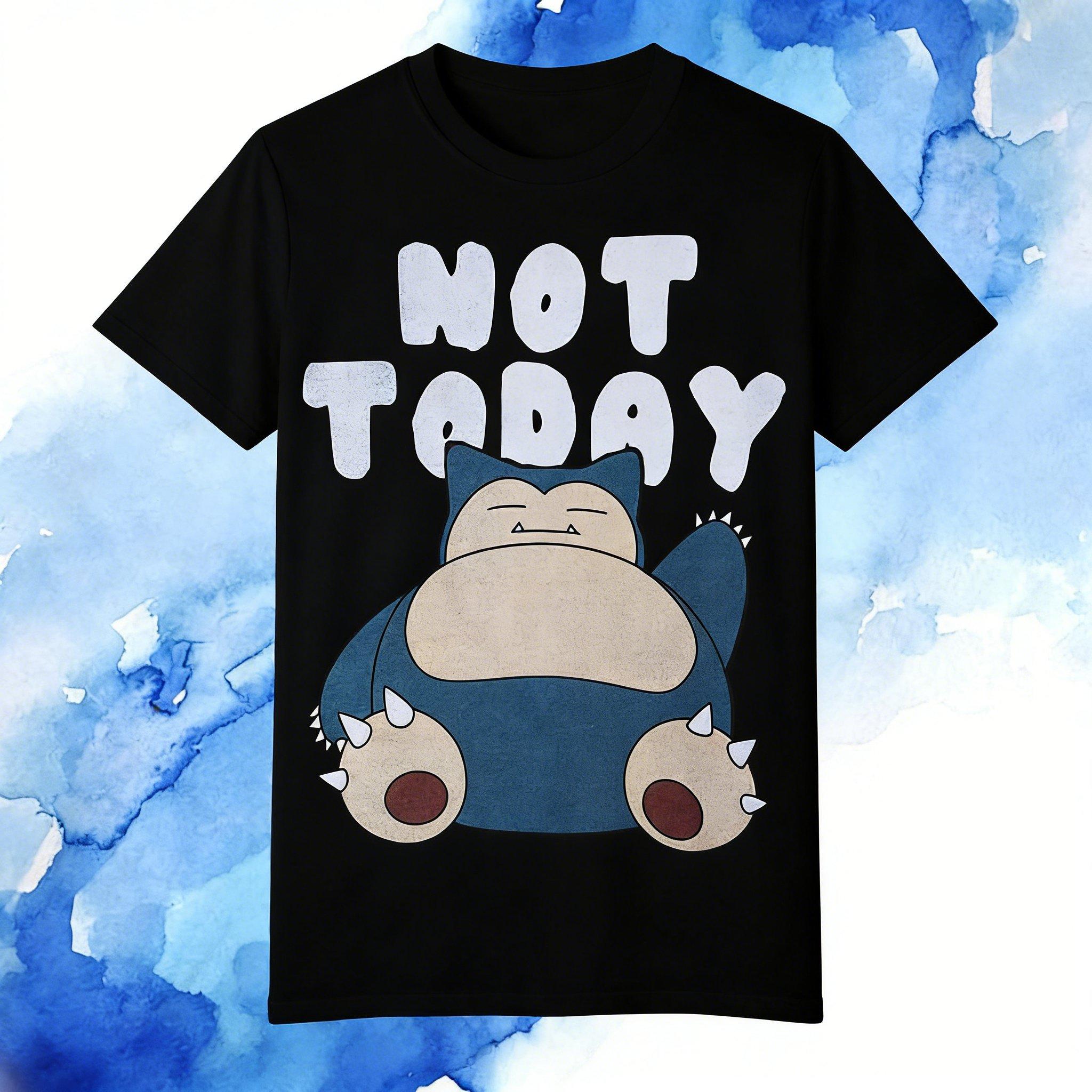 

Pokemon Snorlax Anime T Shirt Man Women Cotton Short Sleeve Tee Streetwear Y2k Clothes Summer Fashion 2026 Oversized Casual Tops L