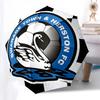 Swanage Town & Herston FC, Soccer Automatic Opening and Closing, 8 rib Structure Portable Umbrella, Suitable for Men and Women in All Season