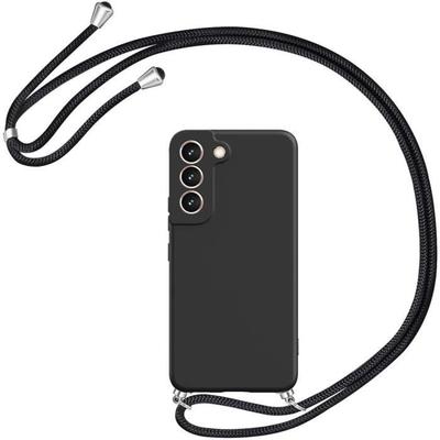 Protective Case - BOOLING - for Samsung Galaxy S23 Plus - Flexible - Shockproof - Black Cord