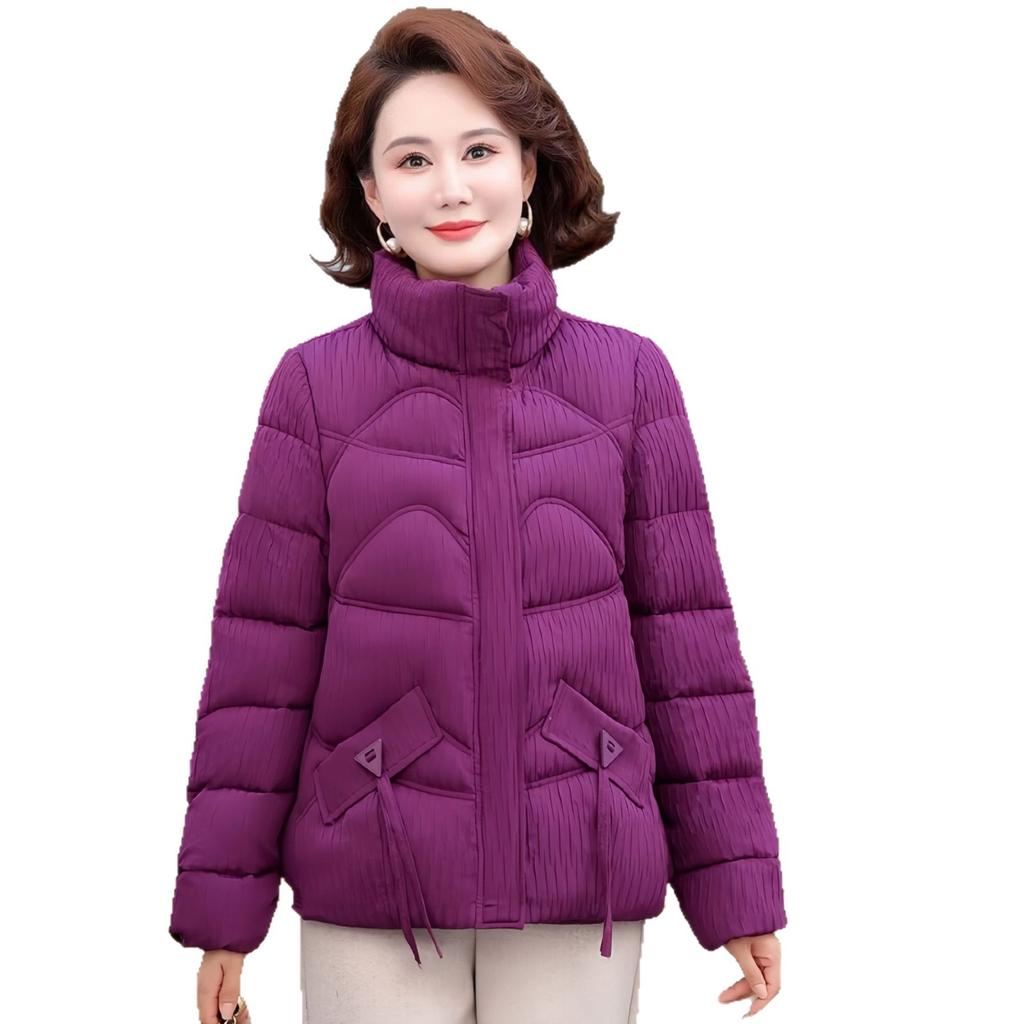 Stand-up collar down padded jacket women's short new padded jacket casual warm thickened padded jacket