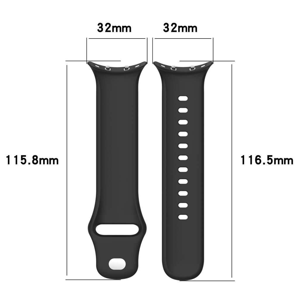 For Vivo Watch 3 Silicone Watch Band Adjustable Wrist Strap Replacement