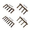 Bird Perch Ladder Wood Stand Cage Toy for Nail Grinding, Chewing for Parakeets