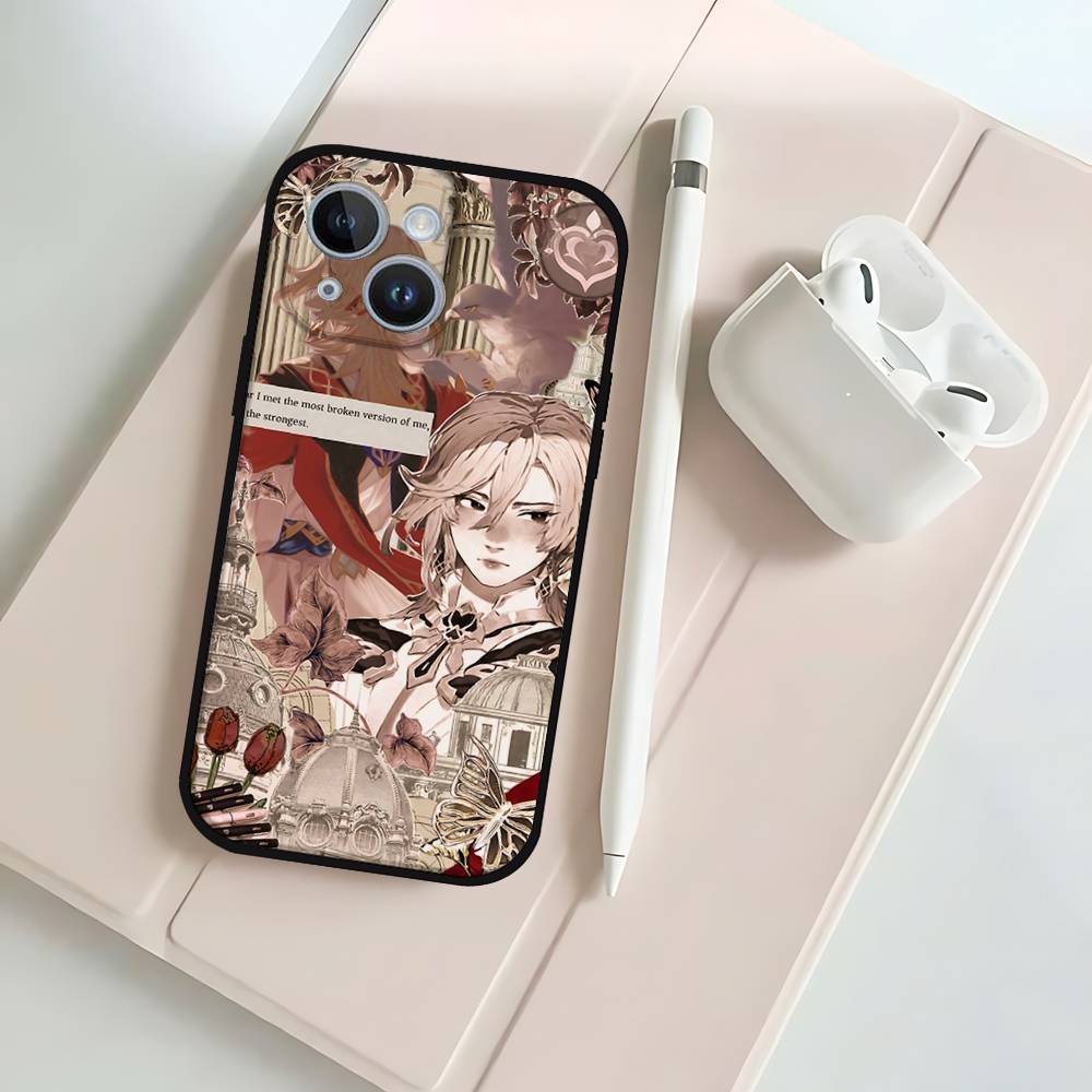 K-Kaveh Black Phone Case That Fits For IPhone 17,16,15,11,13,14 Pro Max,Plus,X,Xr,Xs Max,13Mini