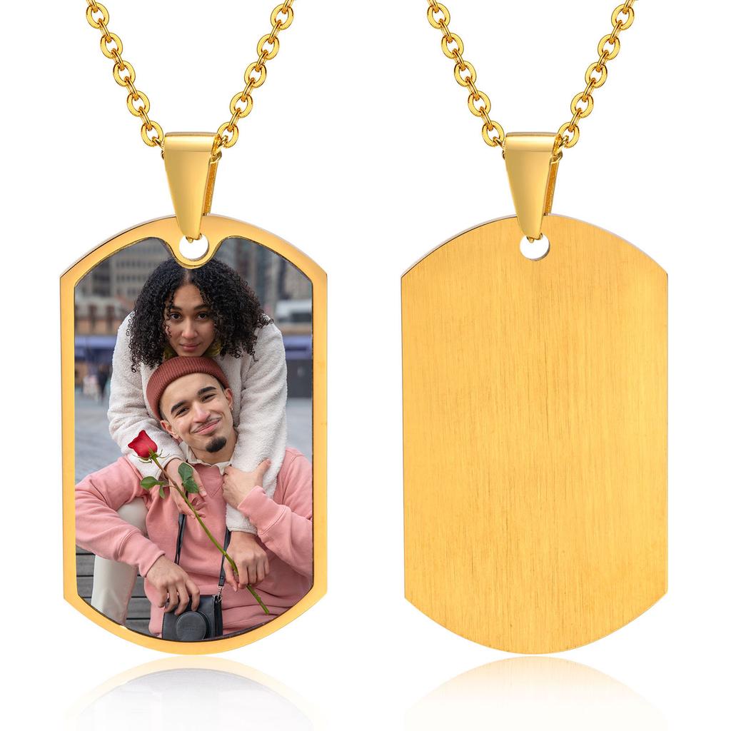 Photo Necklace, Picture Pendant for Men Women ,Personalized Custom Memory Necklaces