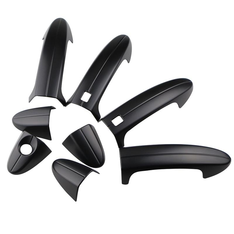 For Ford Ecosport 2013-2017 4Pcs ABS Chrome Door Handle Cover Trim Car Exterior Protective Decoration Accessories
