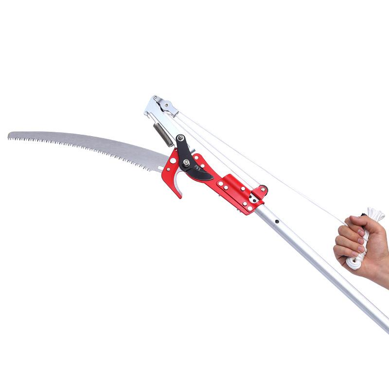Секатор с высоким подъемом на шесте для обрезки деревьев Садовые инструменты Аксессуары Пила Профессиональный садовый инструмент