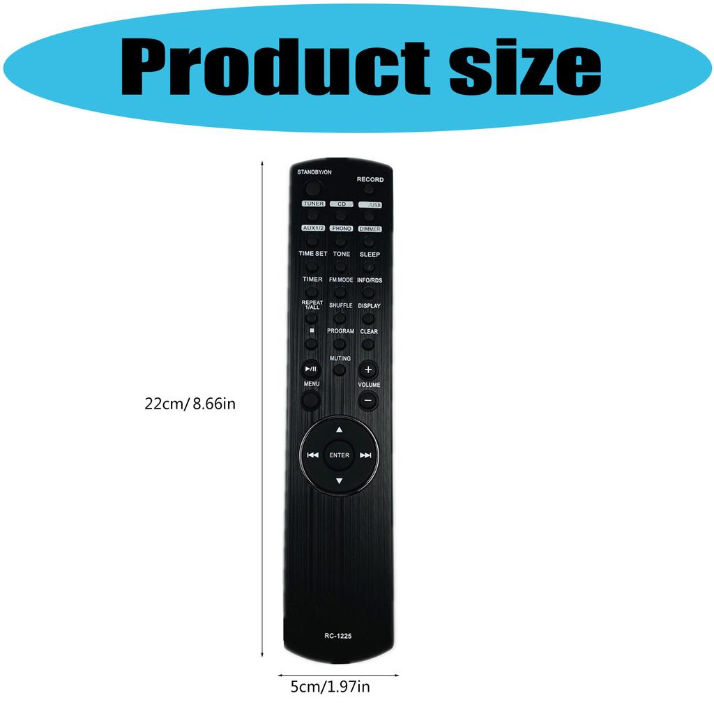 Receiver Remote Control RC1225 Replacement Compatible for CRH500 CRH500NT XCARTAGH380 Repair Quick Response