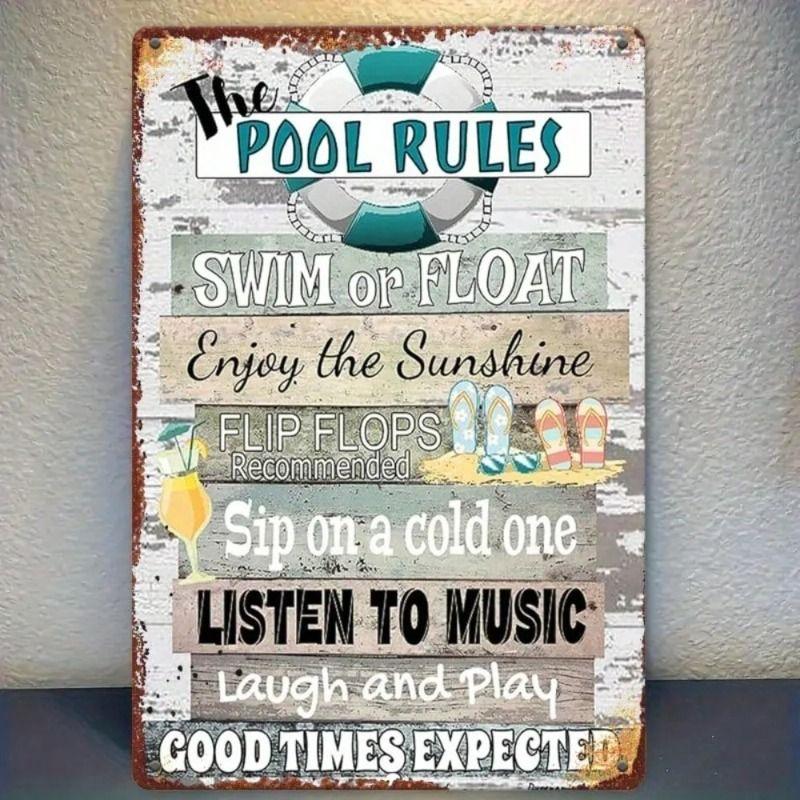 Vintage Metal Tin Sign Poster Retro Wall Art Home Decor Bar Cafe Family Living Room Decoration