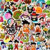50/100pcs Japanese Anime Dragon Ball Stickers Cool Cartoon Son Goku Decals Laptop Phone Luggage Classic Manga Sticker Decoration