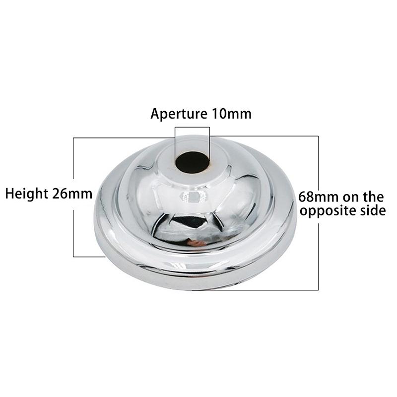 5 Pezzi Piccolo Copricielo Copertura Convessa Copertura Decorativa Fai da Te Foro Centrale 10Mm Lampada da Soffitto Lampada da Parete Lampada da Tavolo Lampada a Sospensione