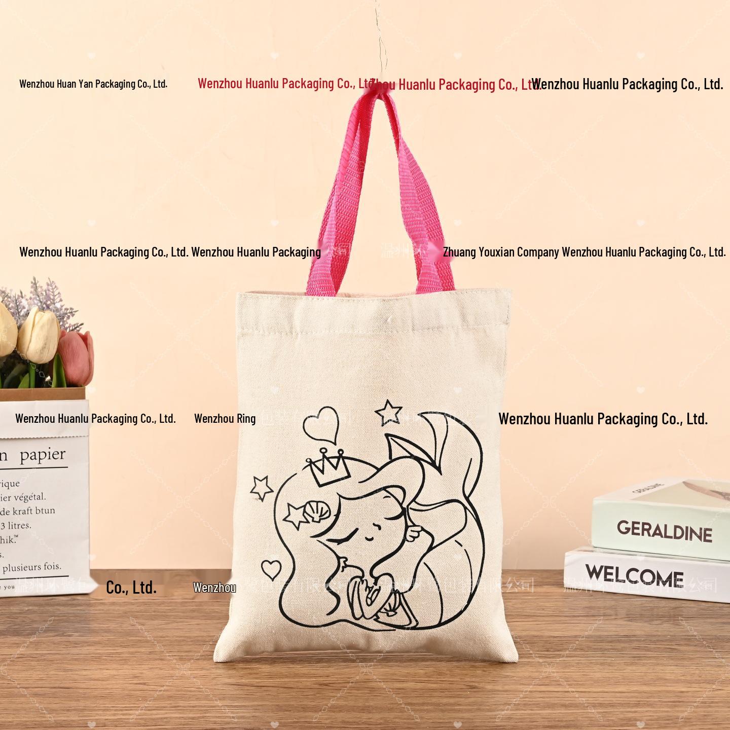 DIY Graffiti Canvas Tote Bag - Eco-friendly, Handmade Coloring Bag for Kids