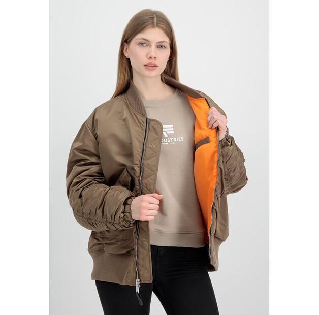 Куртка бомбер Alpha Industries CWU No Cords Bomber Jacket Women