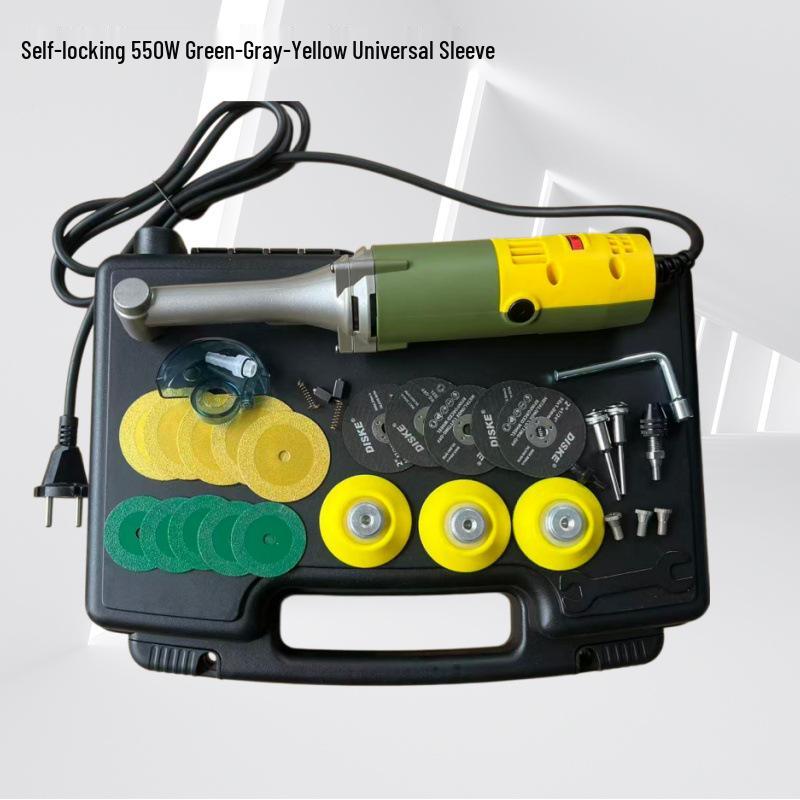 90-Degree Multifunctional Electric Grinder: Seam Polishing, Tile Slotting, and Speed-Control Elbow Tool.