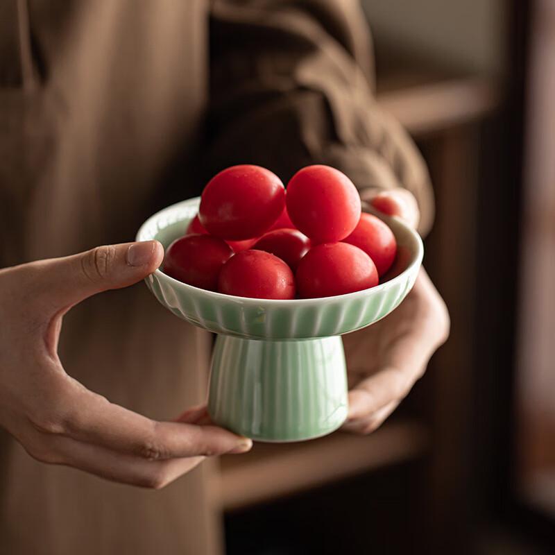 Changshen New Chinese Style Ceramic High-Foot Plate