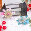 Snowflake Barrettes Studded Christmas Glitter Elegant Snowflake Hair Clip Christmas for Women, Snowflake