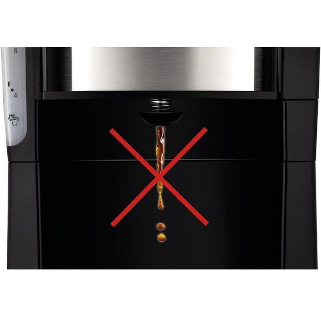 Кофеварка Moulinex FT3608 Subito нержавеющая сталь/черный