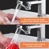 1080° Universal Rotation Faucet Extender Kitchen Robot Arm Extension Faucets Mixer Aerator Head Bubbler Water Tap Nozzle