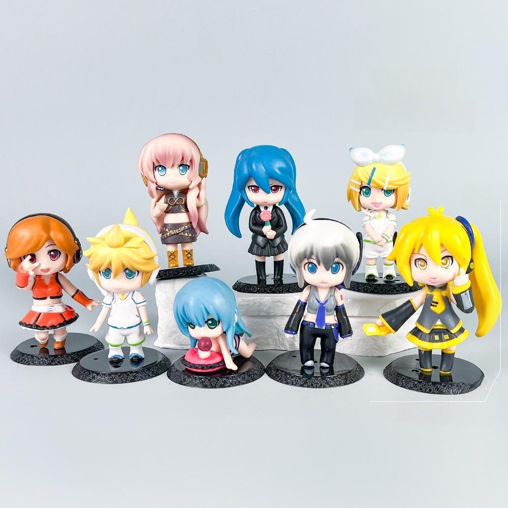 Hatsune Miku Pvc Figurine Collection Set With Assembly For Anime Enthusiasts And Display