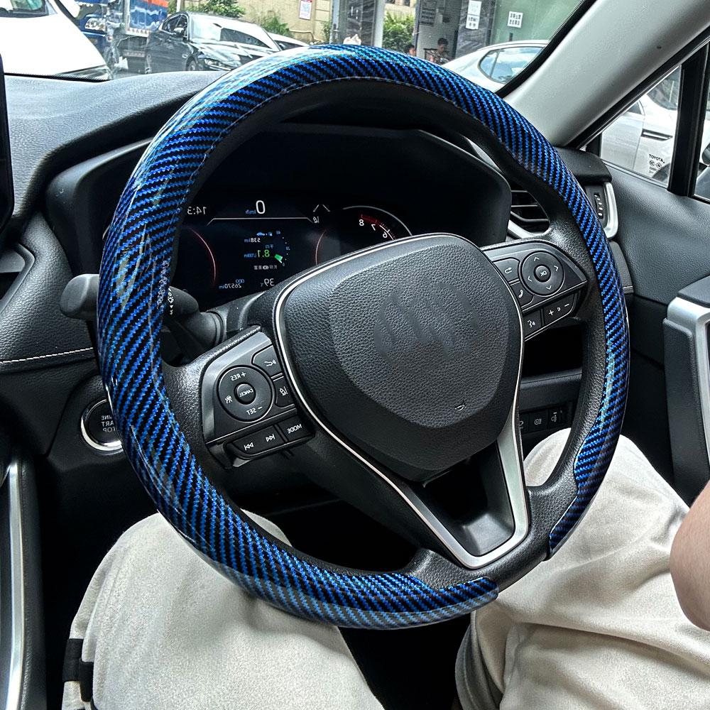 For Kia Ultra-Thin Breathable Leather Steering Wheel Cover For Ceed Picanto Sportage Ev3 Rio Cerato Stonic Niro Morning Sorento
