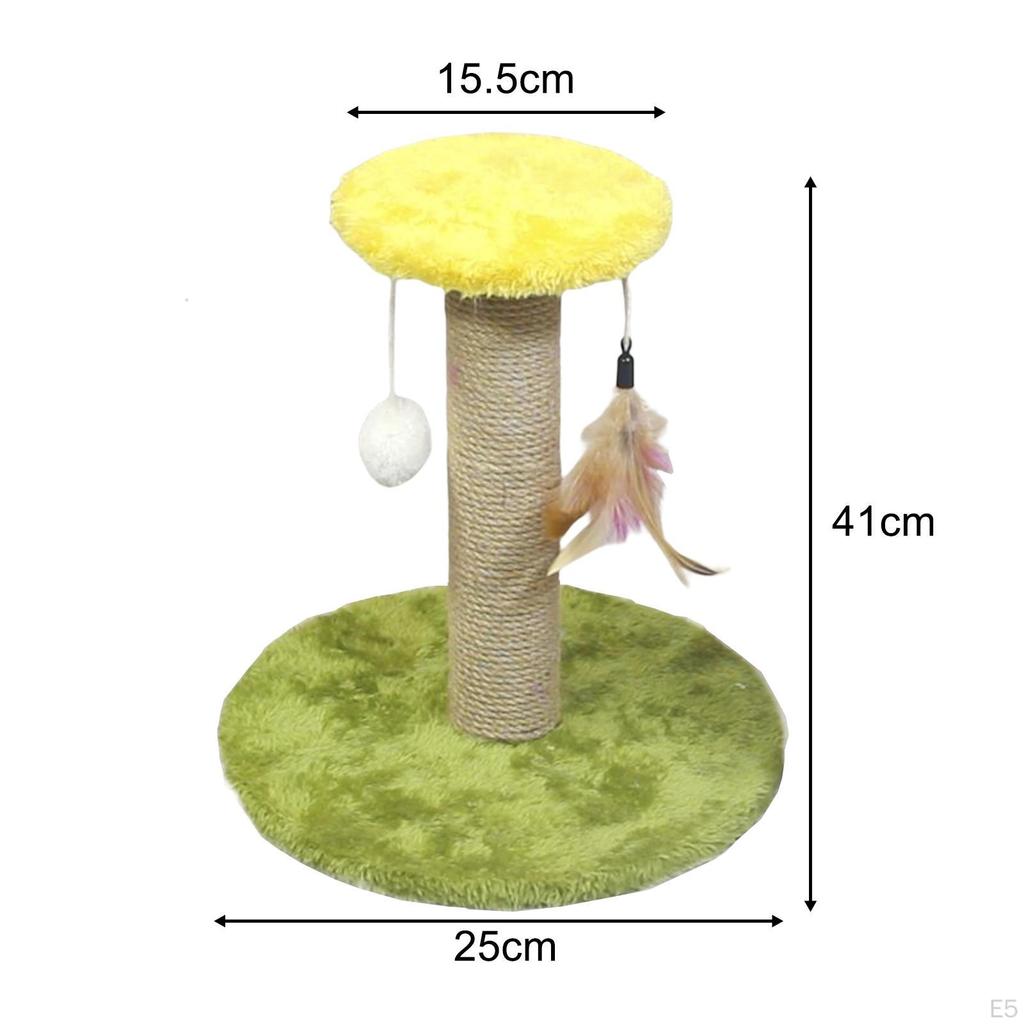 Cat Scratching Post: Sisal Rope Scratcher for Small Pets