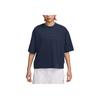 Nike Swoosh Luxe Cotton Round Neck Fashionable Short Sleeve T-Shirt Women Tops HV4956410