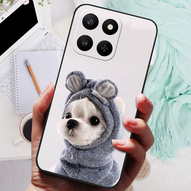For Honor 400 Smart Case NEW TPU Silicone Shockproof Cat Phone Cover For Honor X7d 4G 5G / Play 10T 5GFunda Printing Soft Coque