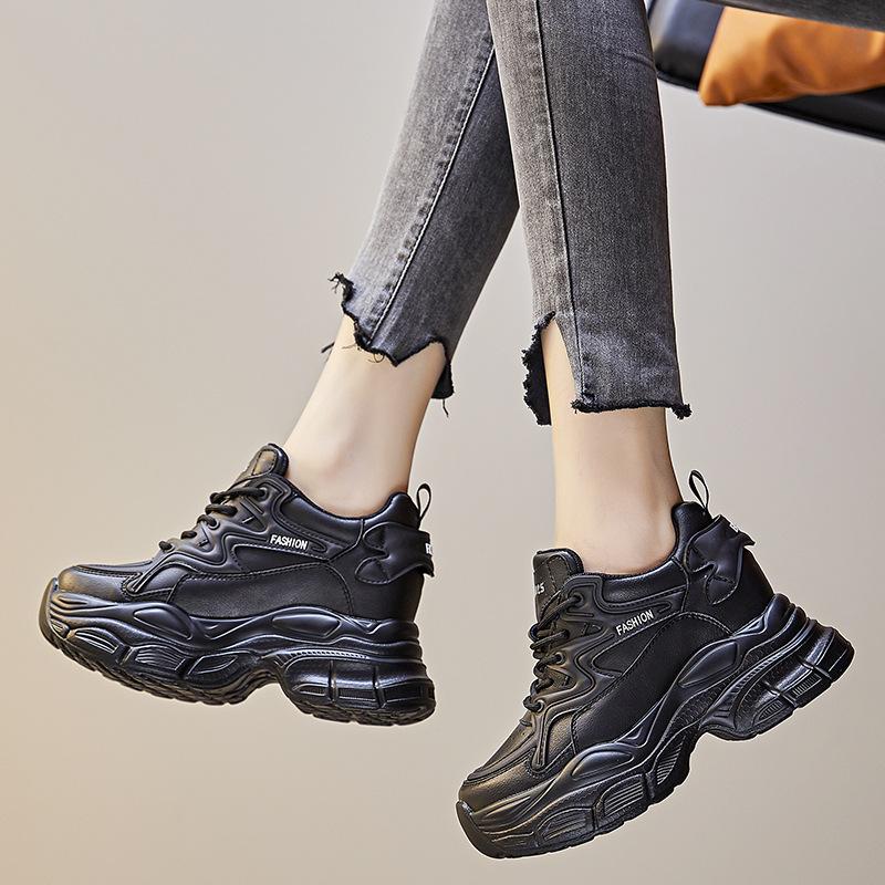 Dad Shoes, Neue Freizeitschuhe mit Absatz für Damen, Vielseitige Sportschuhe mit dicker Sohle