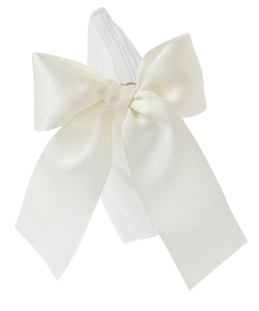 Maison de Fleur Marie Blütenblatt Perlenbeutel, Off-White, Damen