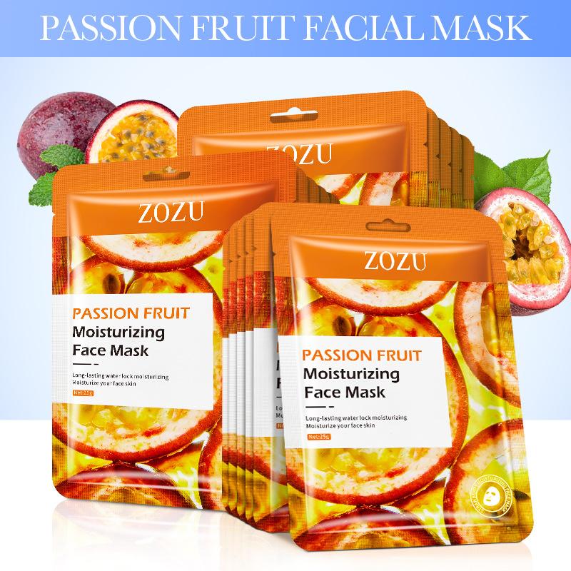 

ZOZU Фруктовая комбинация омолаживающая маска для лица Увлажняющая маска Passion fruit