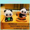 Adorable Cartoon Panda Keychain Cute Silicone Key Ring Perfect Gift For Couples And Friends