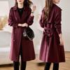 Cappotto Trench Lungo Primaverile alla Moda da Donna Chic
