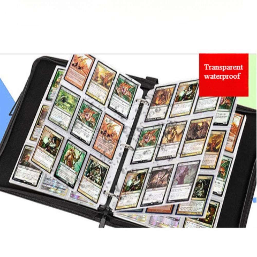 Zipper style card book, 4/9 compartments, game card book, game collection book package