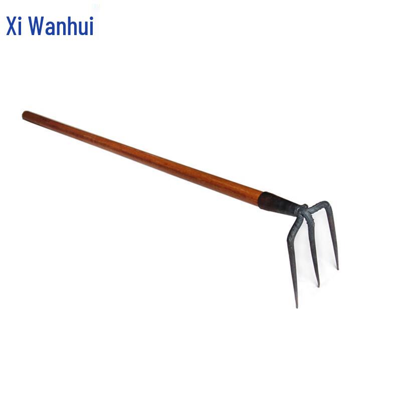 Long-Handle Agricultural Steel Rake