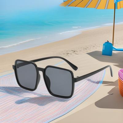 Vintage Box Children'S Sunglasses Fashion Trend Boys And Girls Uv Protection Styling Wear Sunshade Glasses