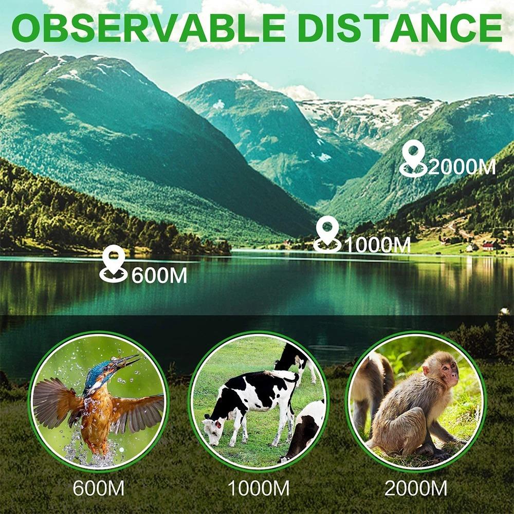 16x52 Dual Focus Monocular Upgrade Handheld Telescope 66m/8000m for Camping Concerts Fishing Hunting Spotting