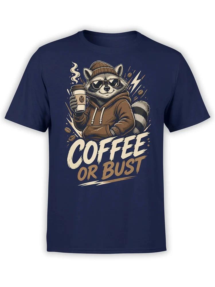 Caffeine Bandit Raccoon Coffee Tshirt Unisex S