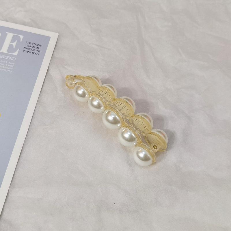 1/2 szt. Prosty klips do włosów, wersja koreańska klips barrette, klips bananowy, klips pionowy do kucyka, popularny na